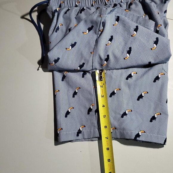 Mosmann Blue Toucan Wear/Under Swim Shorts  size M​ - Picture 15 of 16